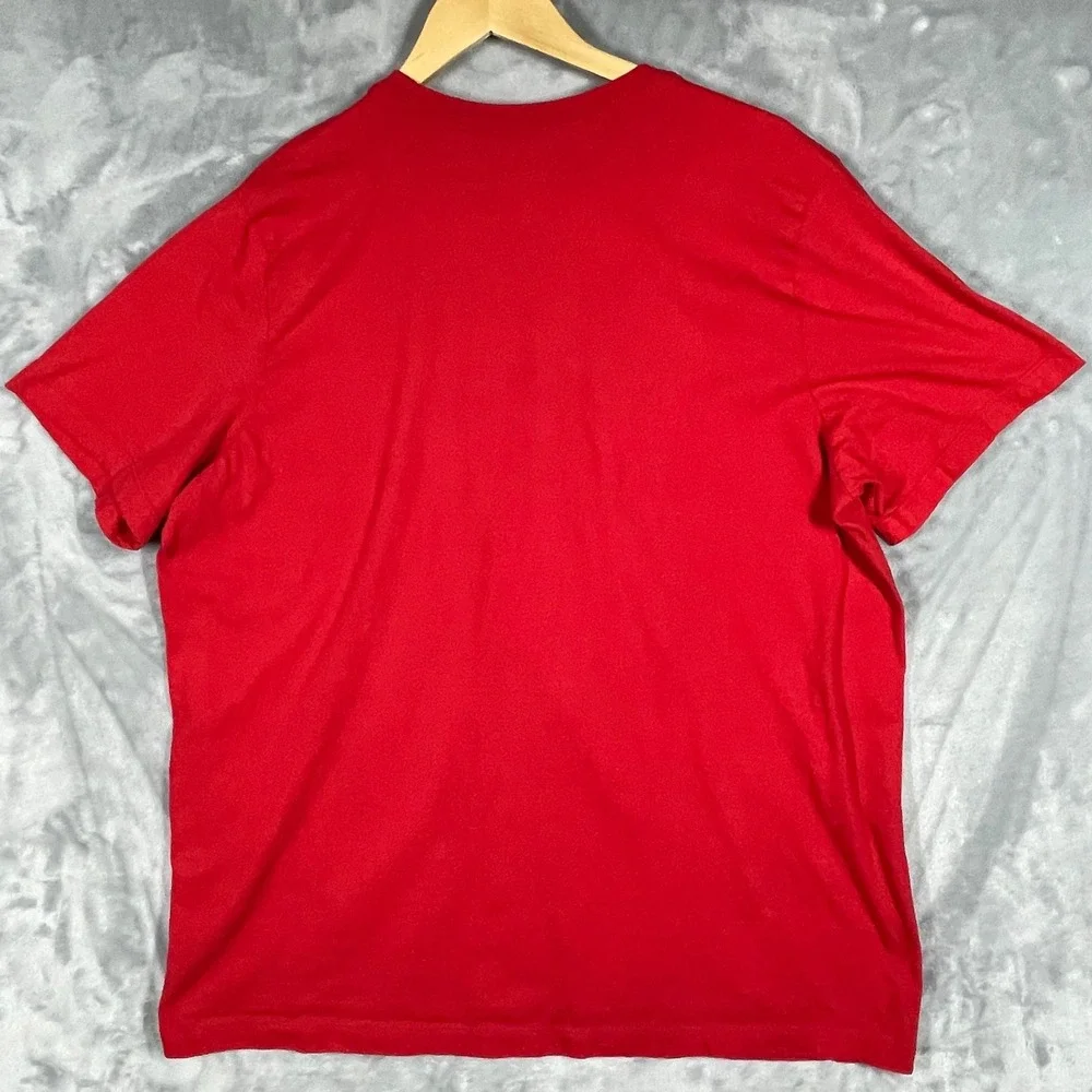 Nike Ohio State Buckeyes Mens XL Red Graphic T-Shirt The Nike Tee Short Sleeve